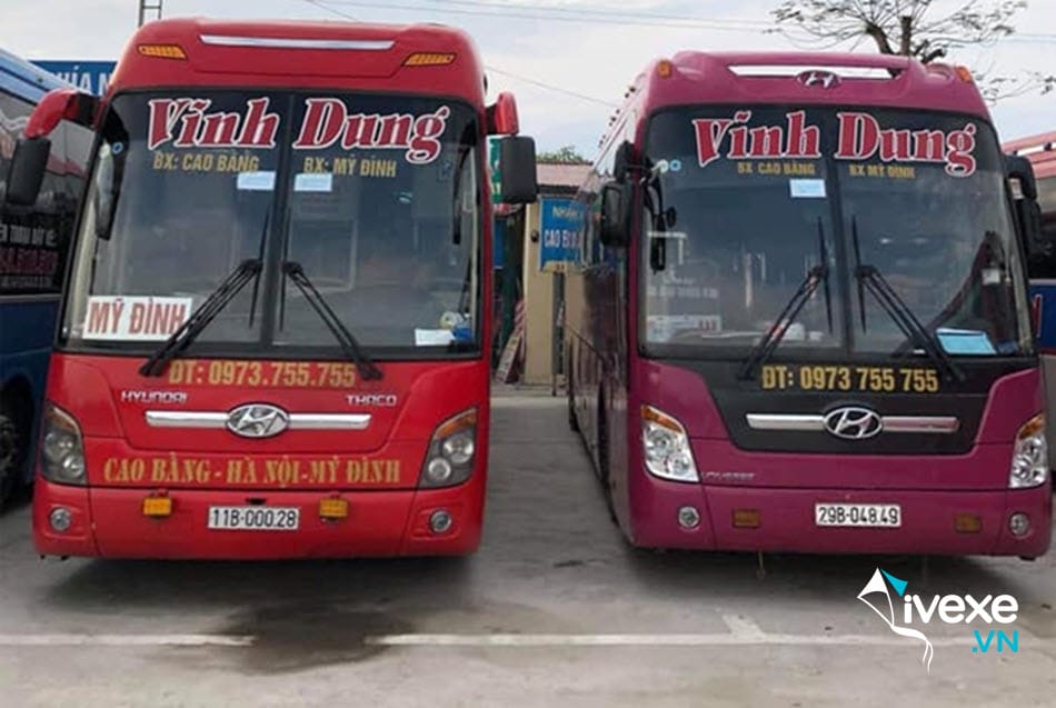 Nhà xe Vĩnh Dung Cao Bằng đi Hà Nội uy tín