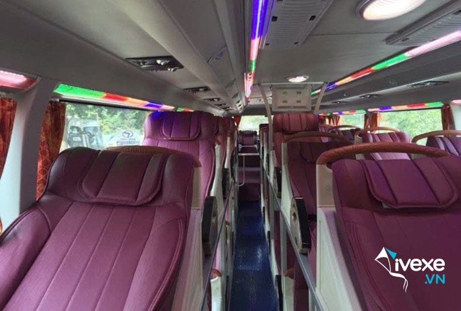 Tiện ích xe giường nằm 40 chỗ của xe Băng Phượng Phú Yên