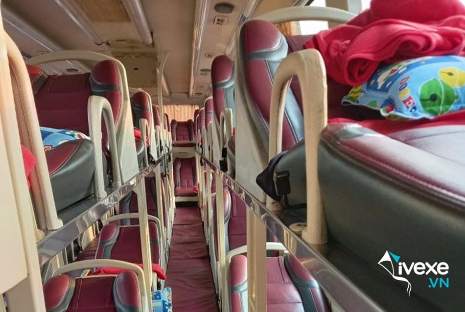 Tiện ích xe giường nằm 40 chỗ của xe khách Phúc Đức Phú Yên
