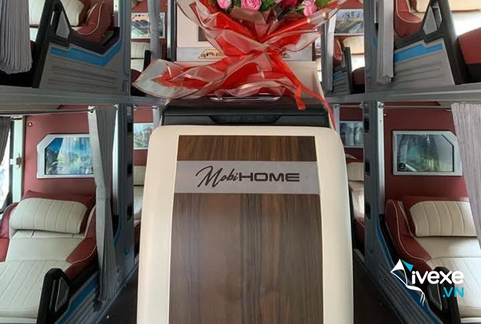Tiện ích xe Limousine 34 phòng của nhà xe Ngọc Cả