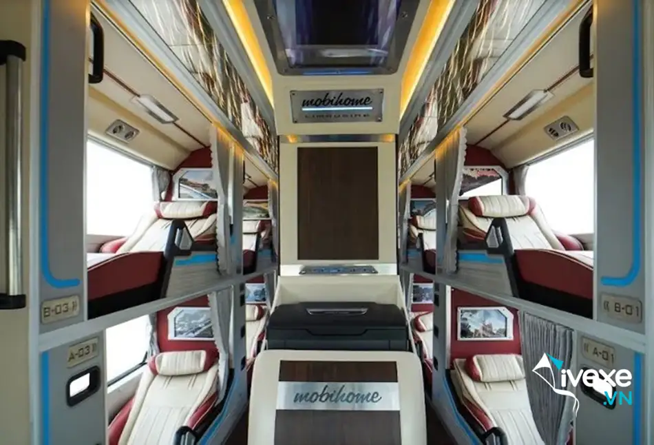 Tiện ích xe Limousine 34 phòng của xe Hùng Thục Nghệ An