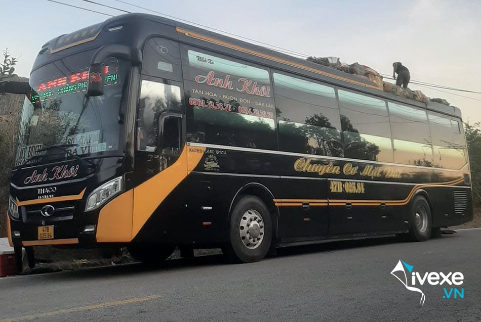 Xe khách Anh Khôi Buôn Ma Thuột - Đắk Lắk đi Đà Nẵng