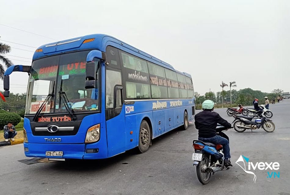 Xe khách Bình Tuyên Nghệ An đi Bắc Ninh
