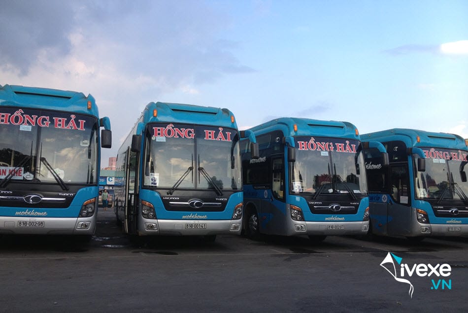 Xe khách Hồng Hải tuyến Pleiku - Gia Lai đi Đà Nẵng