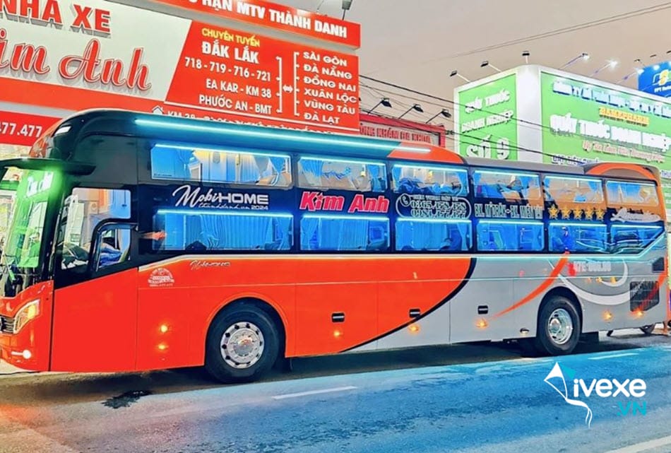 Xe khách Kim Anh đi Đà Lạt - Lâm Đồng từ Buôn Ma Thuột - Đắk Lắk