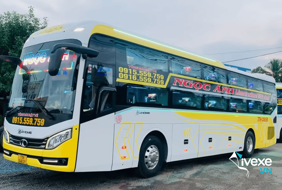Xe khách Ngọc Ánh đi bến xe Miền Tây từ Cà Mau