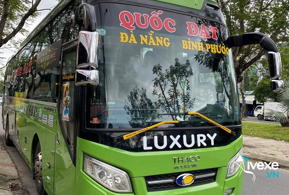 Xe khách Quốc Đạt đi Đà Nẵng từ Buôn Ma Thuột 