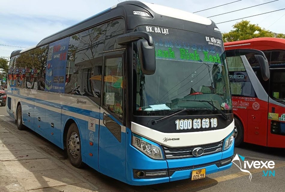 Xe khách Thanh Bình Xanh đi Sài Gòn từ Đà Lạt - Lâm Đồng