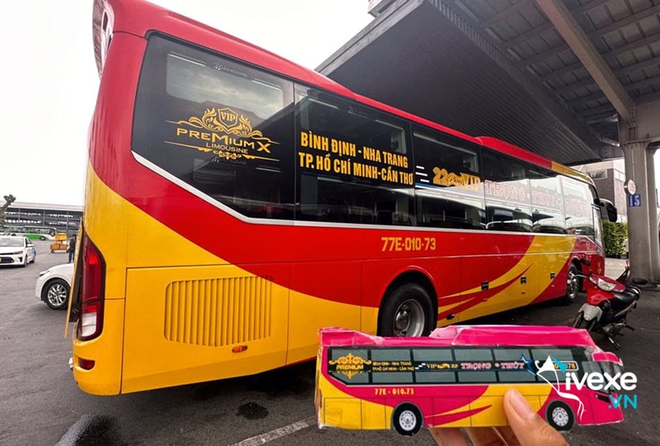 Xe khách Trọng Thủy Limousine đi Sài Gòn từ Bình Định