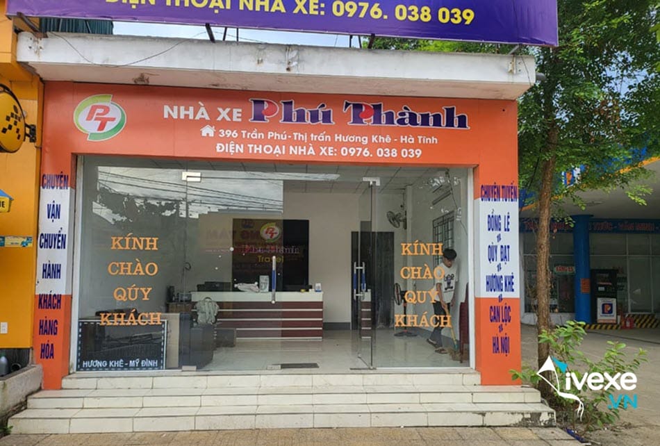 Địa chỉ văn phòng nhà xe Phú Thành tại Hương Khê - Hà Tĩnh