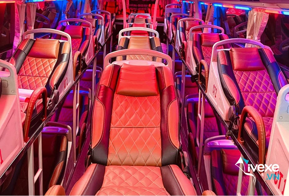 Dòng xe giường nằm 40 chỗ của xe Danh Danh Express Bus