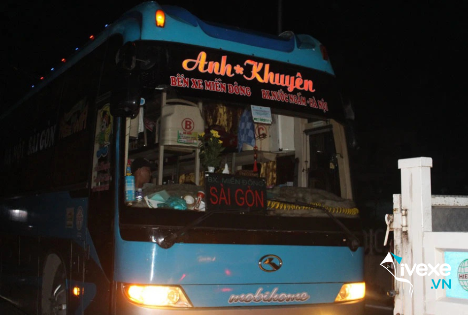 Nhà xe Anh Khuyên tuyến Hà Nội đi Sài Gòn