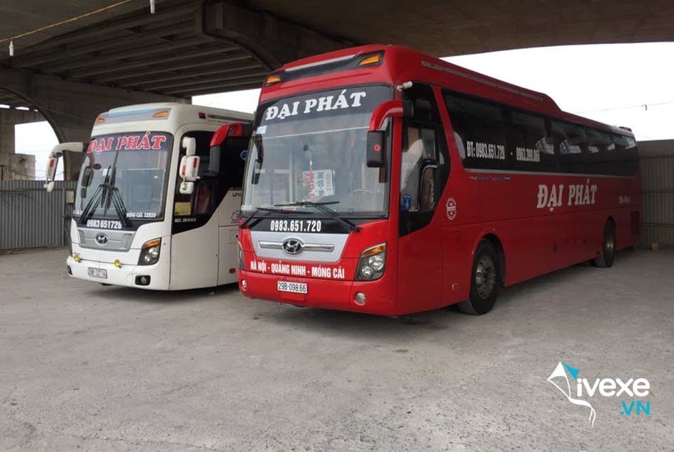 Nhà xe Đại Phát tuyến bến xe Mỹ Đình đi Móng Cái - Quảng Ninh
