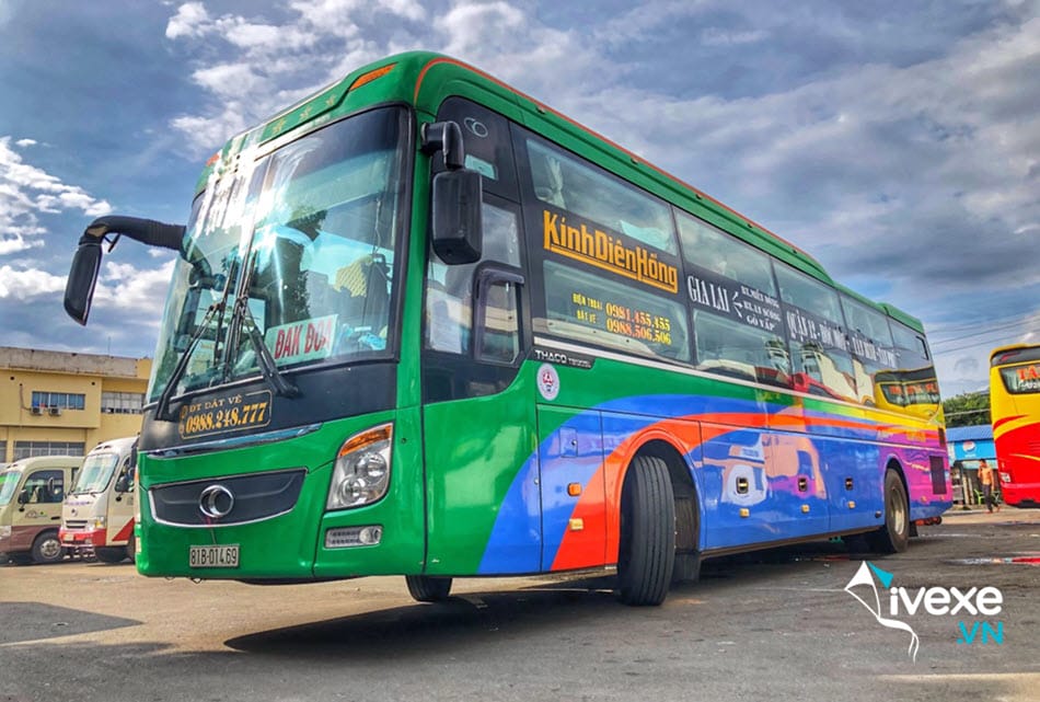 Nhà xe Kính Diên Hồng từ bến xe An Sương đi Gia Lai