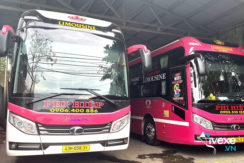 Nhà xe Phi Hiệp bến xe Miền Đông Mới đi Đà Nẵng chất lượng