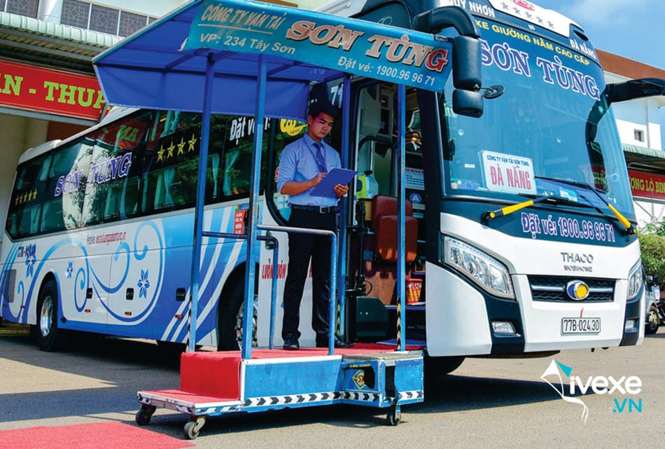 Nhà xe Sơn Tùng bến xe Đà Lạt đi Quy Nhơn