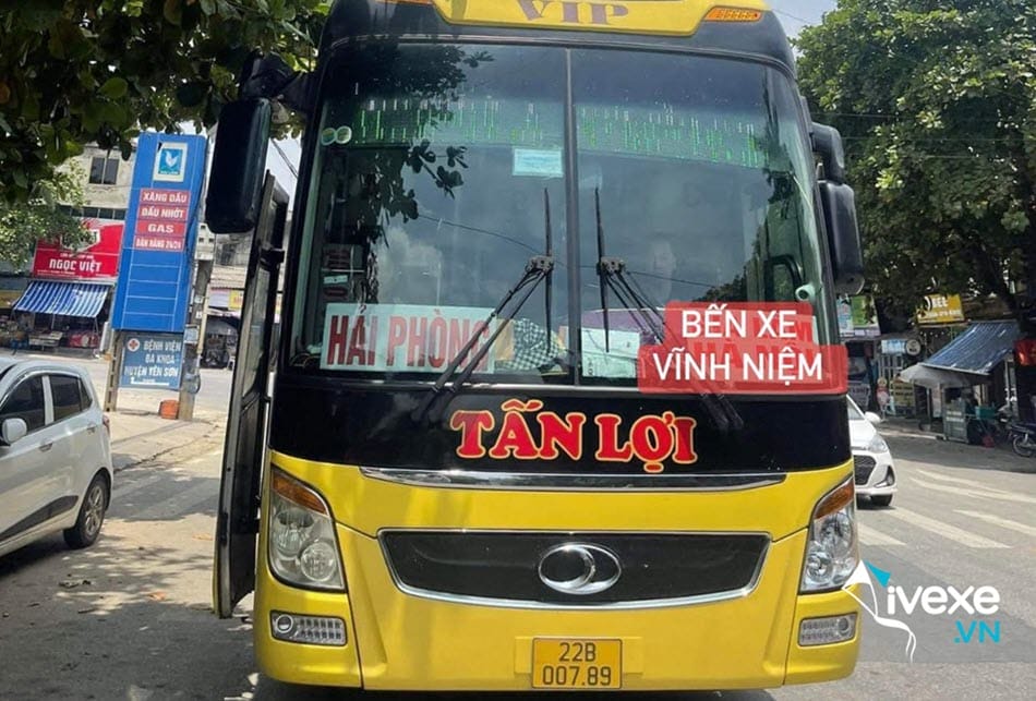 Nhà xe Tấn Lợi tuyến bến xe Vĩnh Niệm đi Tuyên Quang