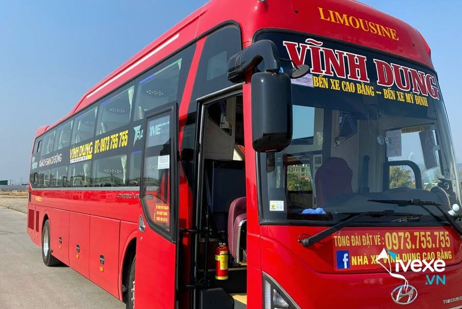 Nhà xe Vĩnh Dung đi Cao Bằng từ bến xe Mỹ Đình