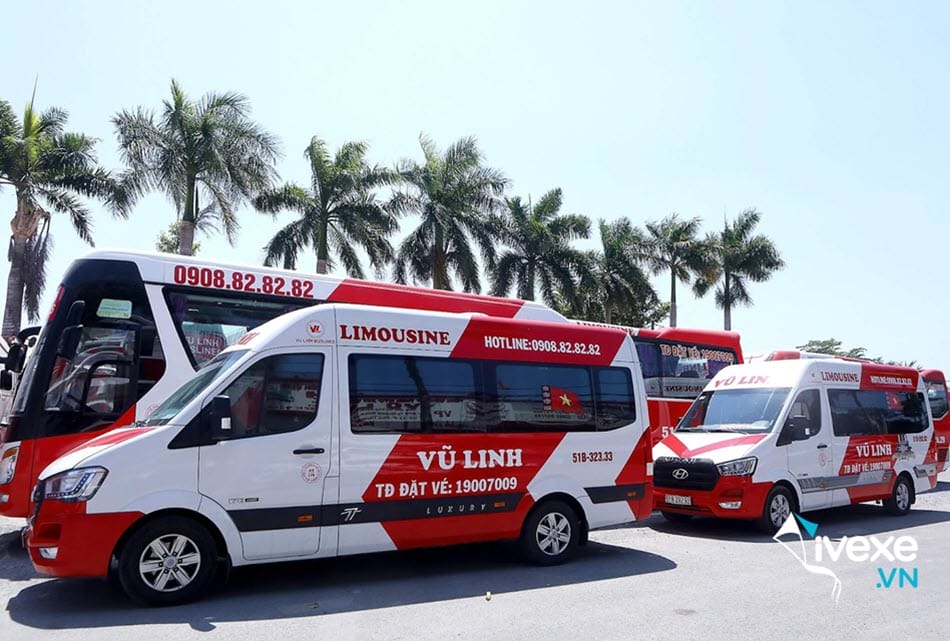 Nhà xe Vũ Linh Limousine tuyến bến xe Trung tâm Cần Thơ đi Sài Gòn
