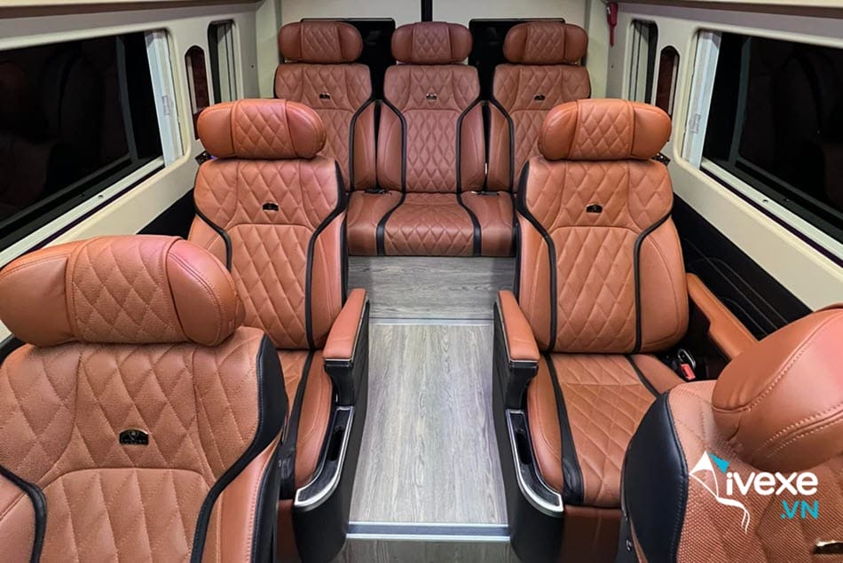 Tiện ich xe Limousine 12 chỗ của xe Hoàng Hà Phú Thọ