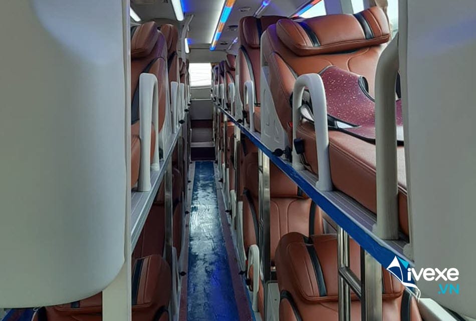 Tiện nghi xe giường nằm 44 chỗ của xe Phú Thành