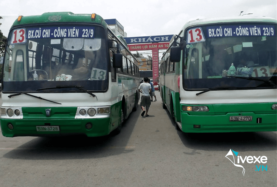 Tuyến xe buýt 13 tại bến xe Củ Chi