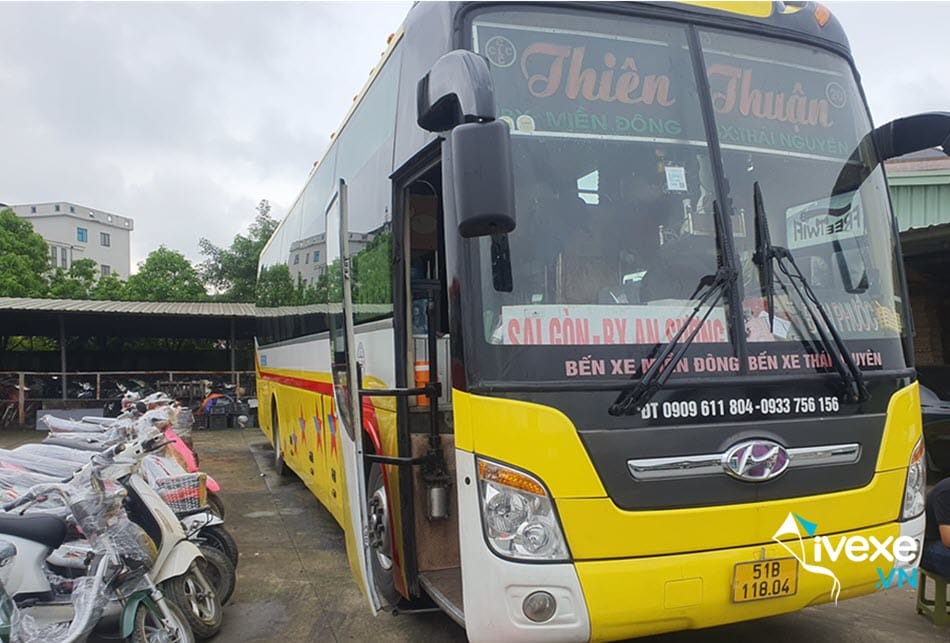 Xe Thiên Thuận chạy tuyến bến xe Thái Nguyên đi Sài Gòn
