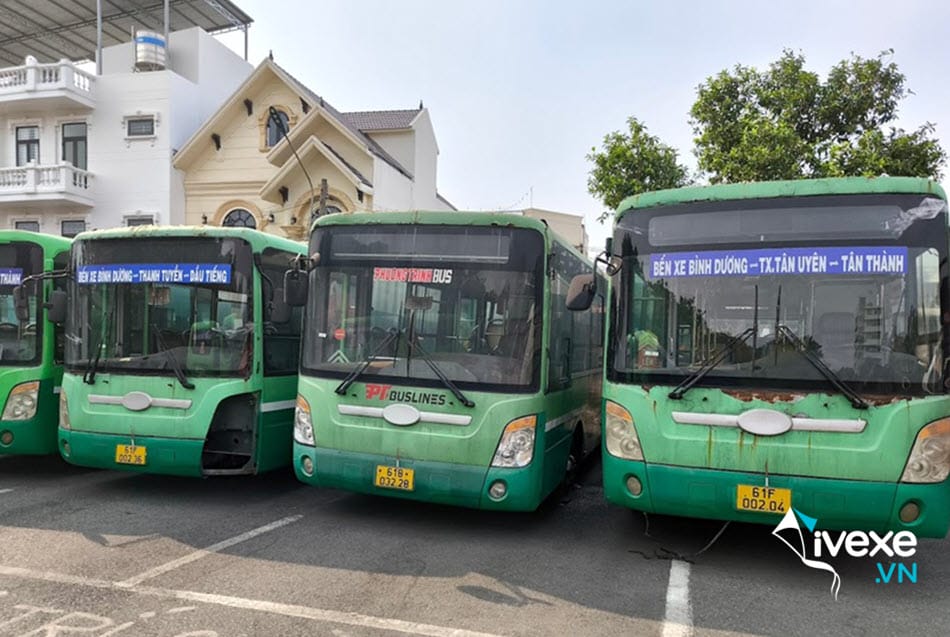 Dịch vụ xe buýt tại bến xe khách Bình Dương