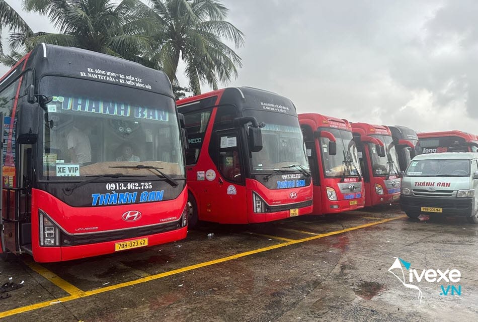 Nhà xe Thành Ban đi Phú Yên từ bến xe Bình Dương