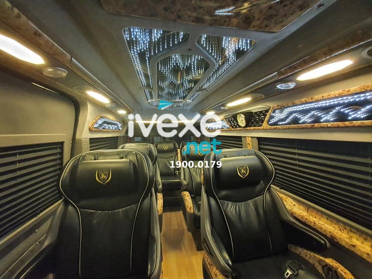 Nội thất cao cấp của nhà xe Ánh Minh limousine