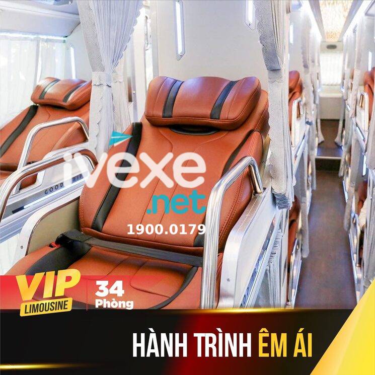 Nội thất cao cấp của nhà xe Kim Chi 265