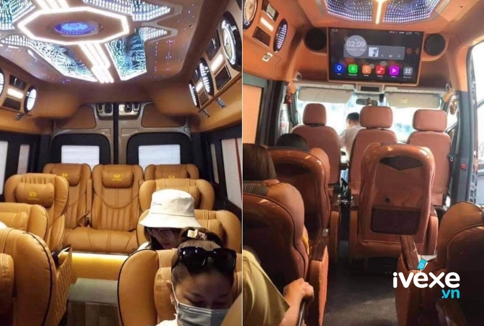 Dòng xe Limousine 9 chỗ của nhà xe Tấn Tài Limousine