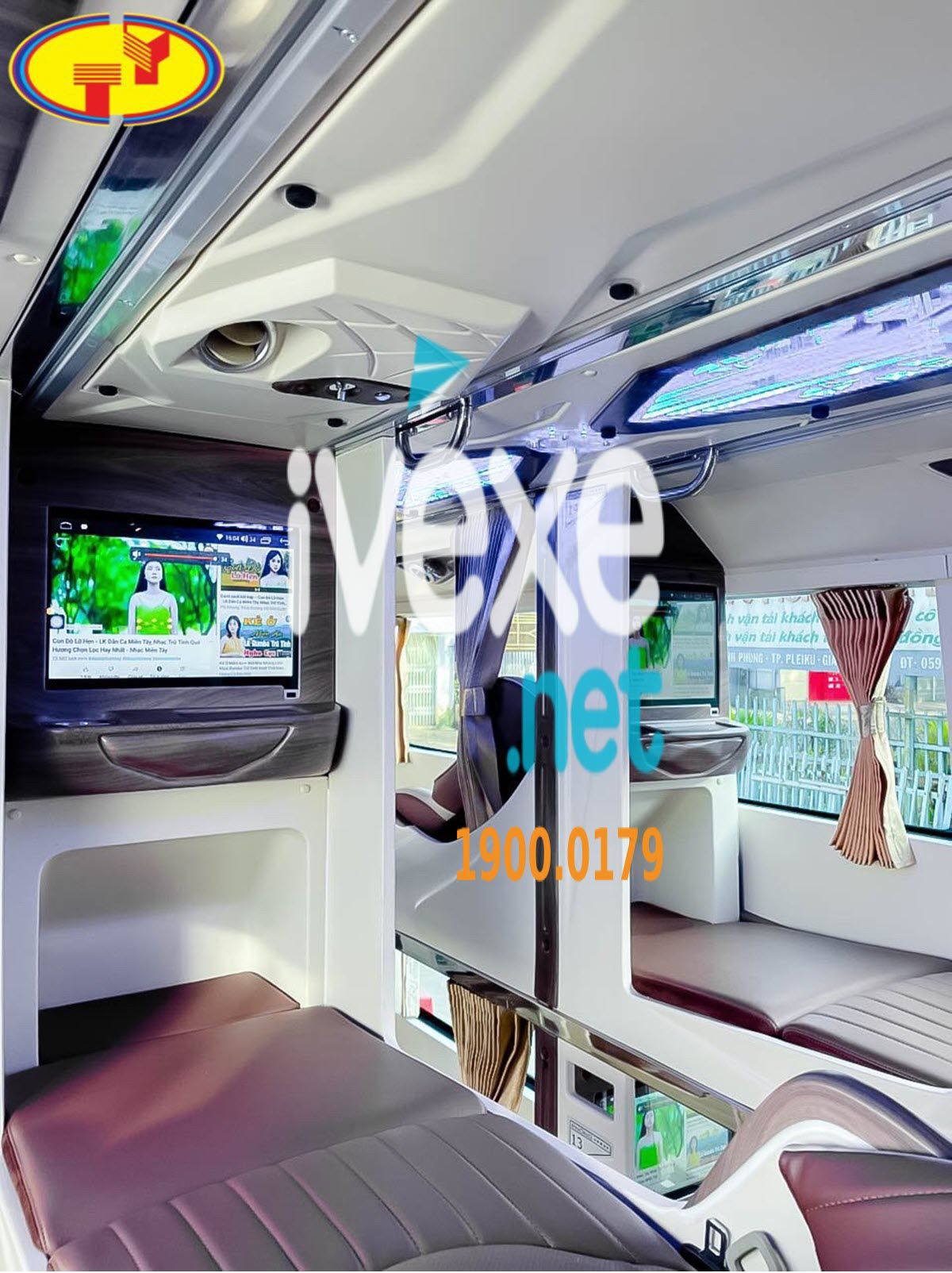 Nội thất xe Thuận Ý Limousine