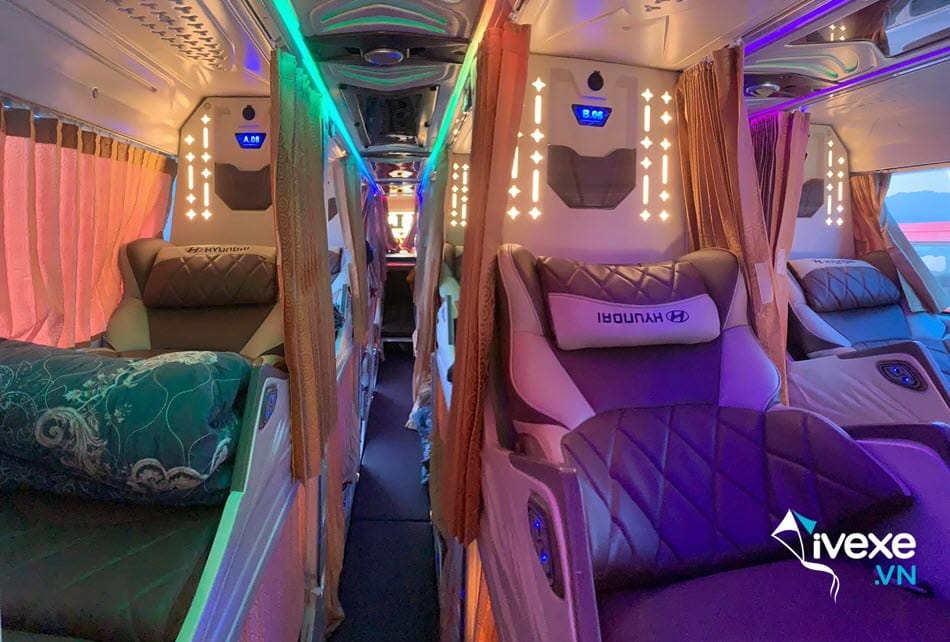 Tiện ích xe Limousine 34 phòng của xe khách Chinh Lê
