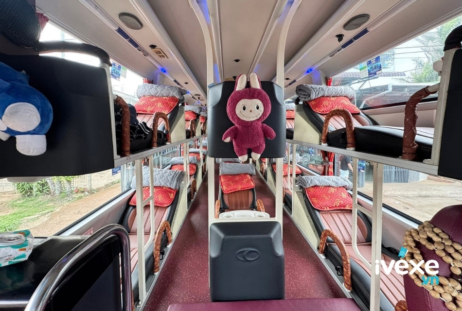 Nội thất của dòng xe giường 40 chỗ của nhà xe Hải Luân