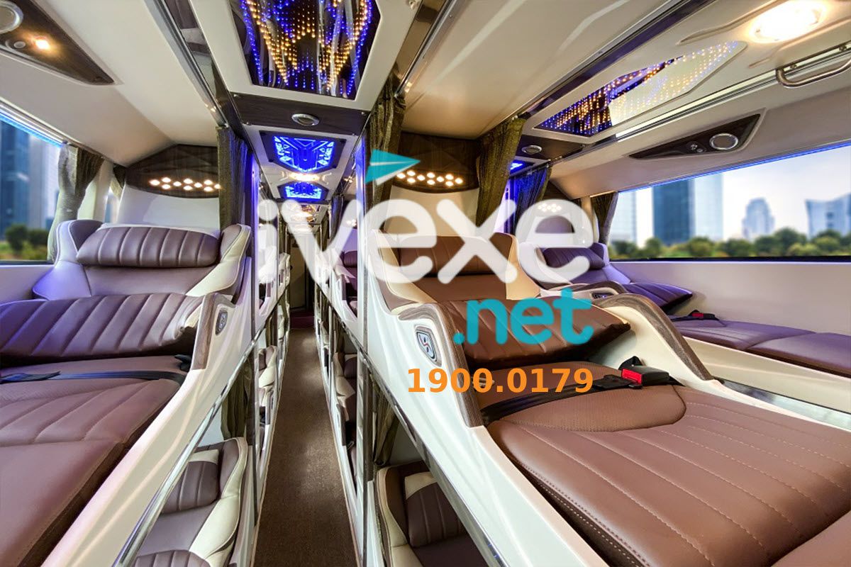 Nội thất xe giường phòng Limousine của Nhà xe An Hòa Hiệp