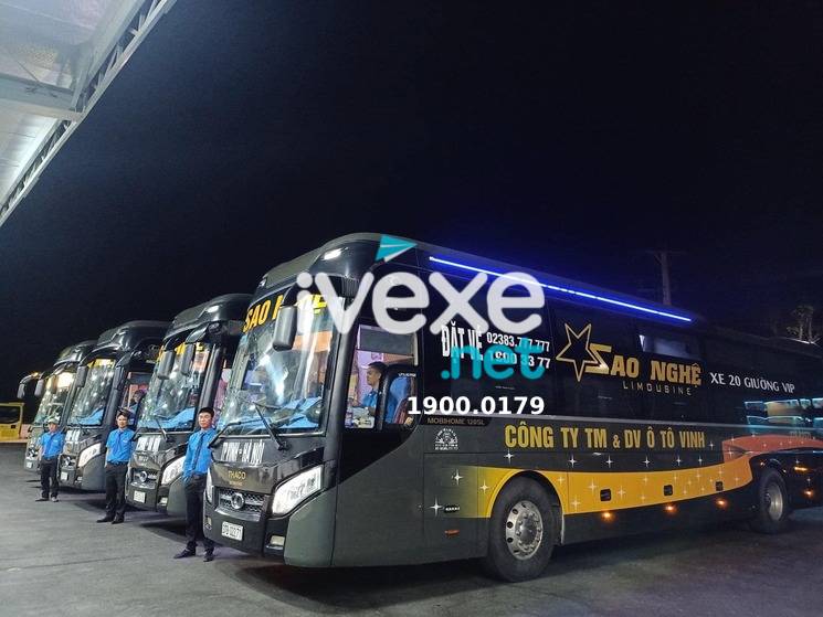 Nhà xe Sao Nghệ limousine chất lượng cao