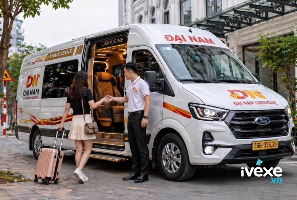 Nhà xe Đại Nam Limousine tuyến Hà Nội đi Thanh Hóa