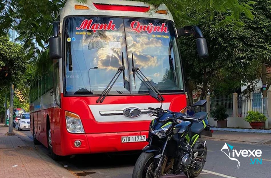 Nhà xe Mạnh Quỳnh tuyến Sài Gòn đi Kiên Giang