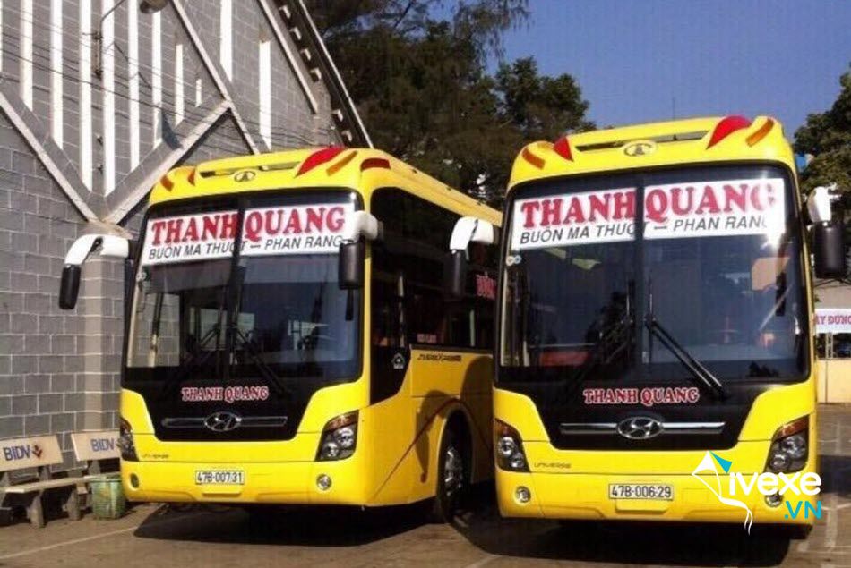 Nhà xe Thanh Quang Ninh Thuận đi Đắk Lắk