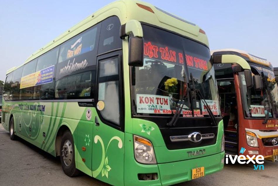 Nhà xe Việt Tân tuyến xe Kon Tum đi Đà Nẵng giá tốt
