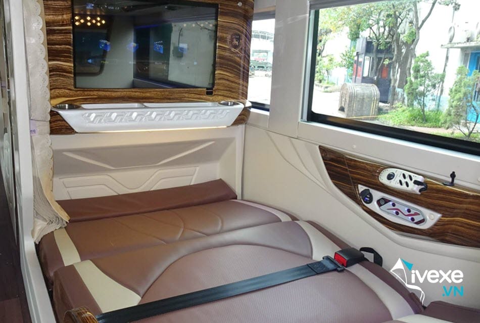 Tiện ích xe Limousine 22 phòng của xe Anh Tuấn Bạc Liêu