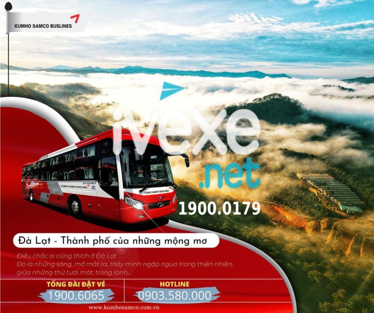 Xe Kumho Samco Buslines - Số điện thoại, giá vé, lịch trình