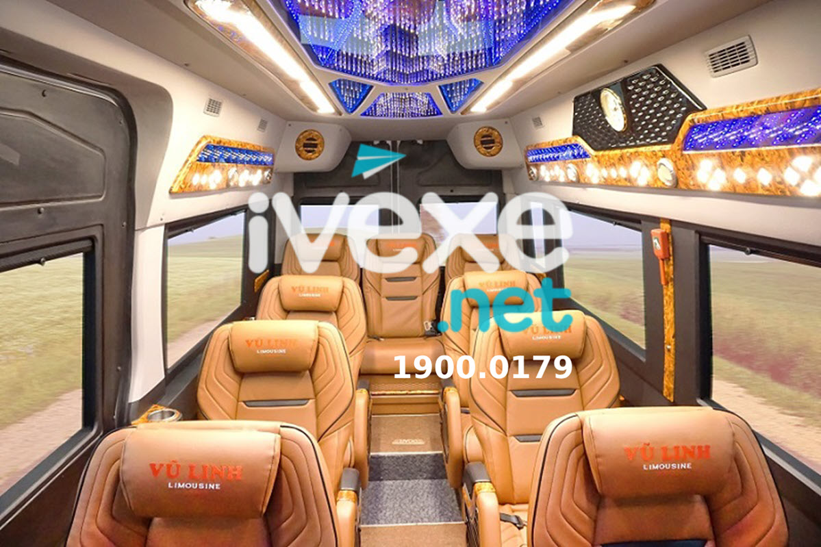 Nội thất nhà xe Vũ Linh Limousine