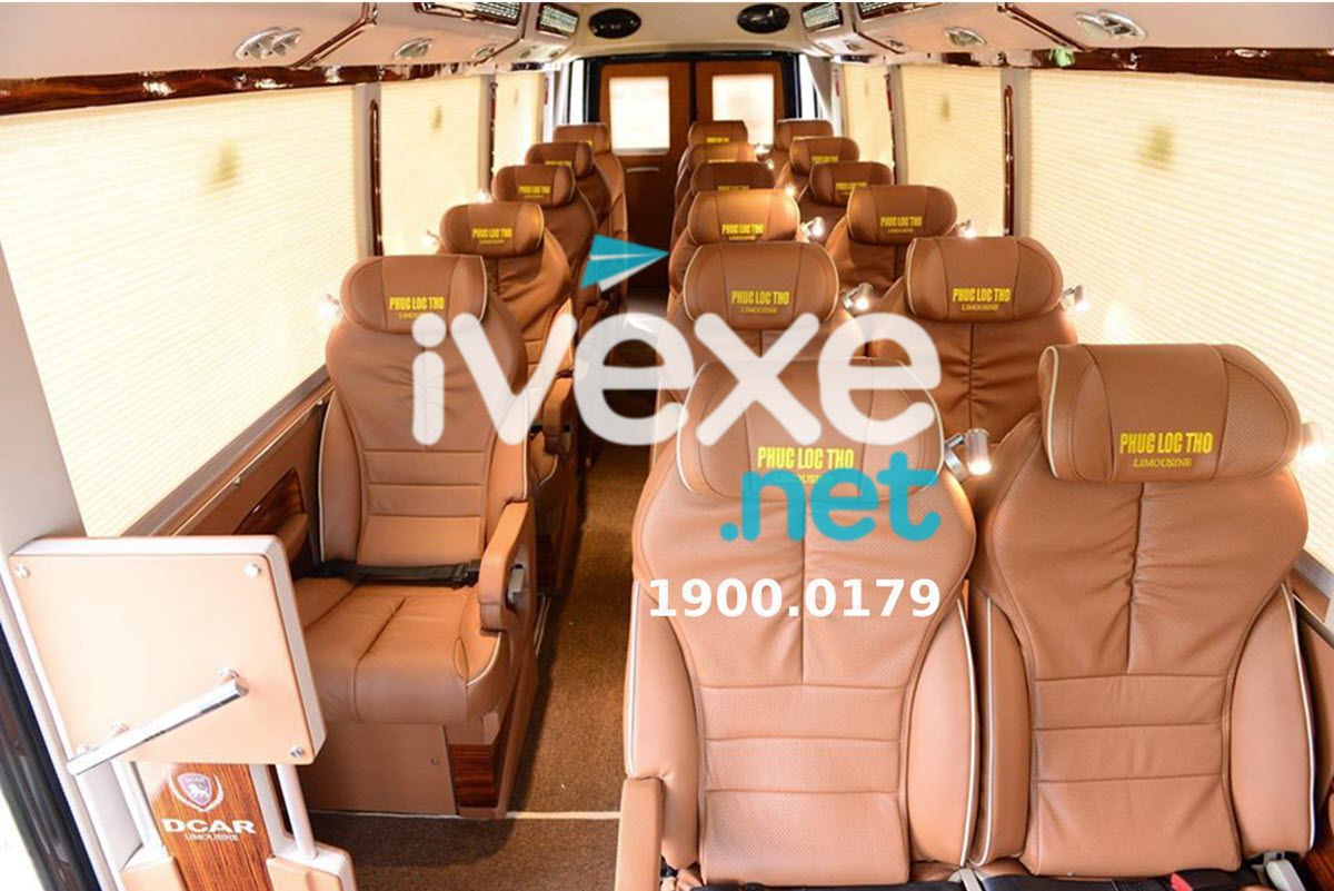 Nội thất bên trong xe Phúc Lộc Thọ Limousine