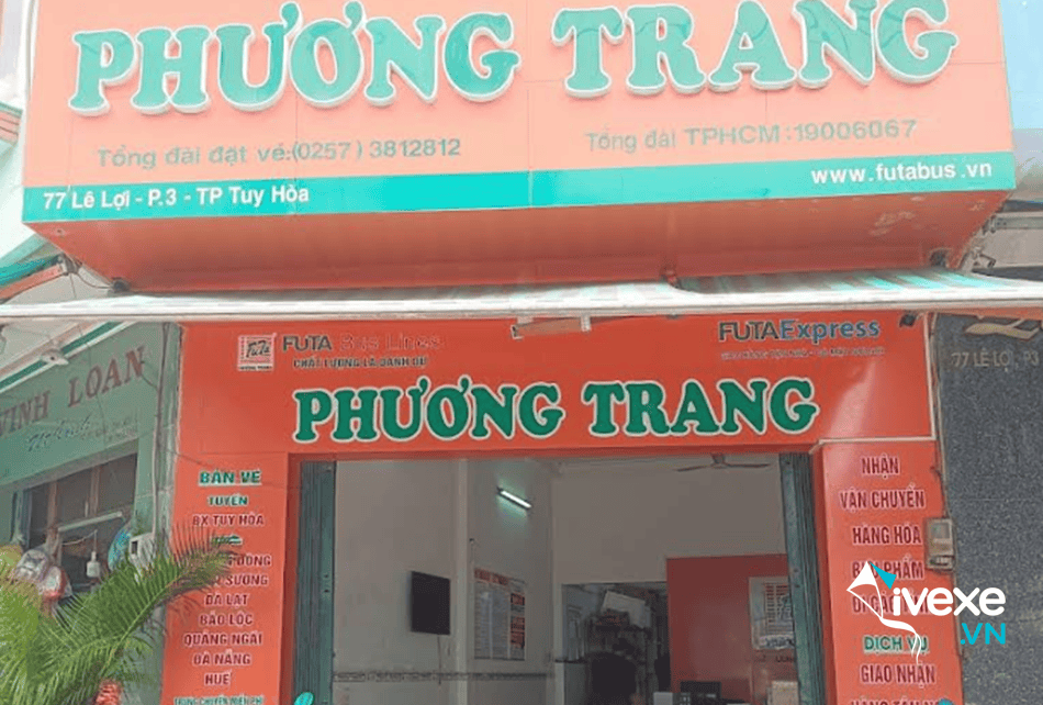 Địa chỉ văn phòng nhà xe Phương Trang Phú Yên
