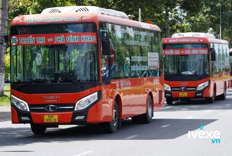 Dịch vụ xe buýt Phương Trang Bến Tre