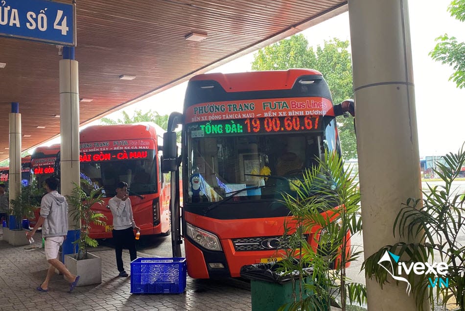Nhà xe Phương Trang Cà Mau đi các tỉnh