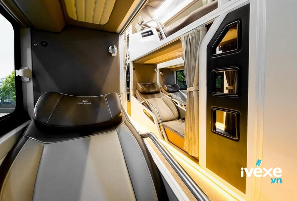 Tiện nghi xe Limousine 34 phòng hiện đại của nhà xe Phương Trang Bến Tre