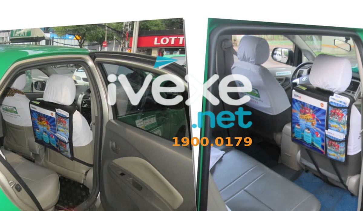 Trang bị nội thất của taxi Mai Linh